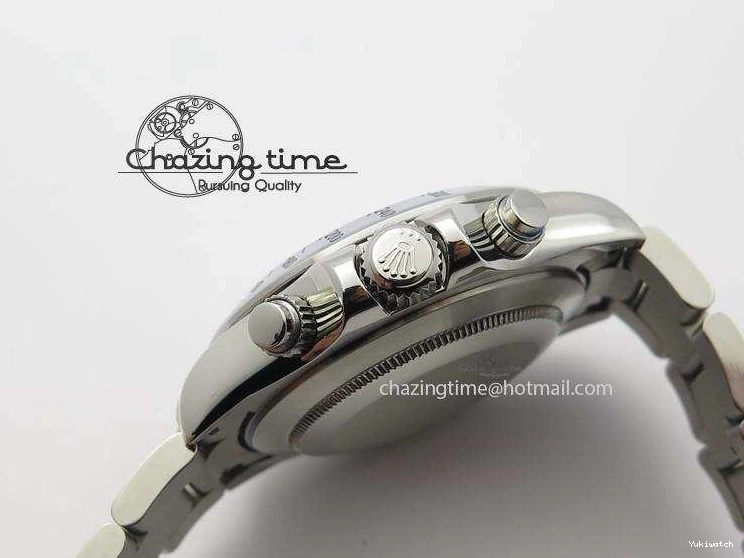 JF Sec@9 Bracelet Edition On Daytona A7750 Dial SS 116520 Black 0314